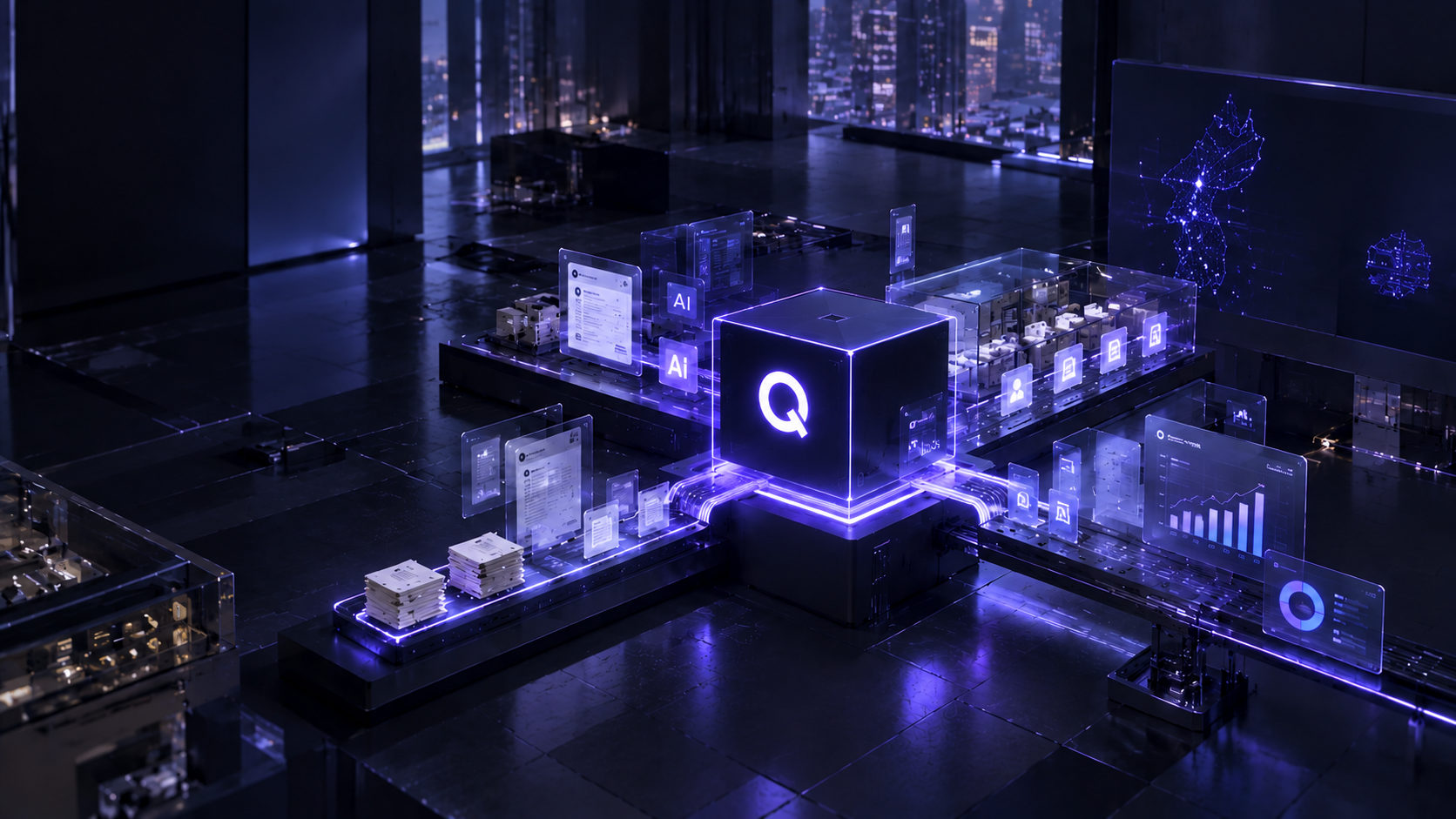 큐클릭(Q-Click) AI 플랫폼을 중심으로 연결된 치과 산업의 디지털 업무 환경